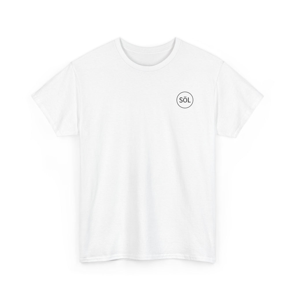 Sōl™ Clothing Unisex Heavy Cotton Minimal Tee - Casual Comfort Wear, Everyday Tee, Gift for Him/Her, Summer Basic, Stylish Layering Piece