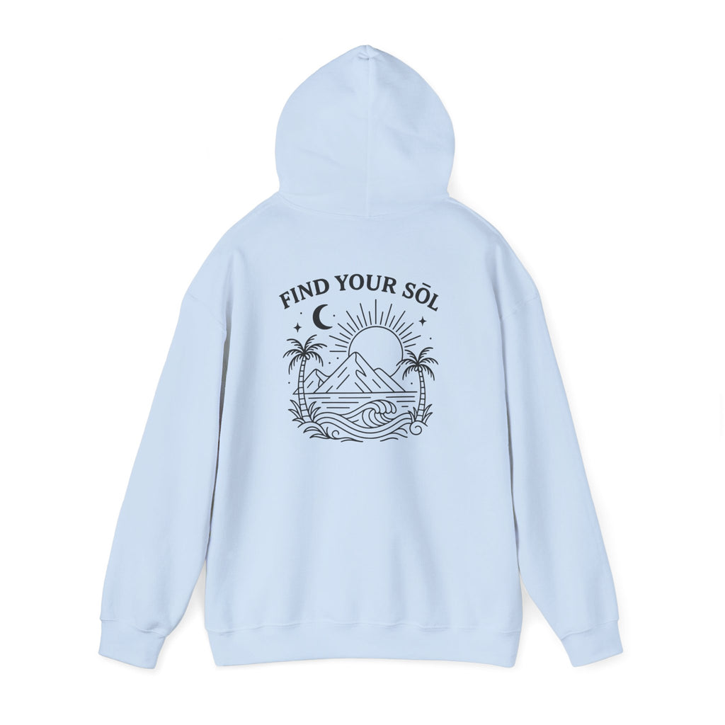 Sōl™ Clothing - Sunshine Graphic Hoodie | Unisex Hooded Sweatshirt | Feel Good Apparel | Cozy Gift for Her/Him | Sun Lover's Top | Casual Wear