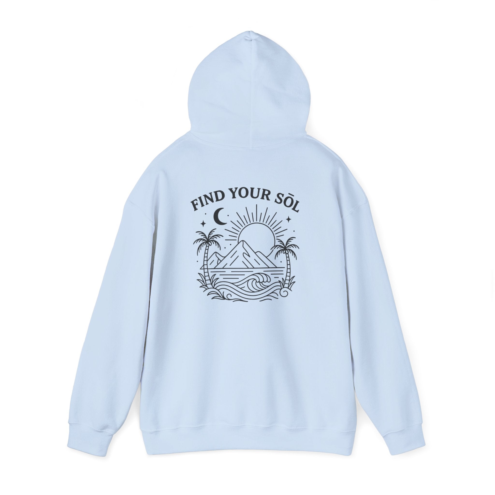 Sōl™ Clothing - Sunshine Graphic Hoodie | Unisex Hooded Sweatshirt | Feel Good Apparel | Cozy Gift for Her/Him | Sun Lover's Top | Casual Wear