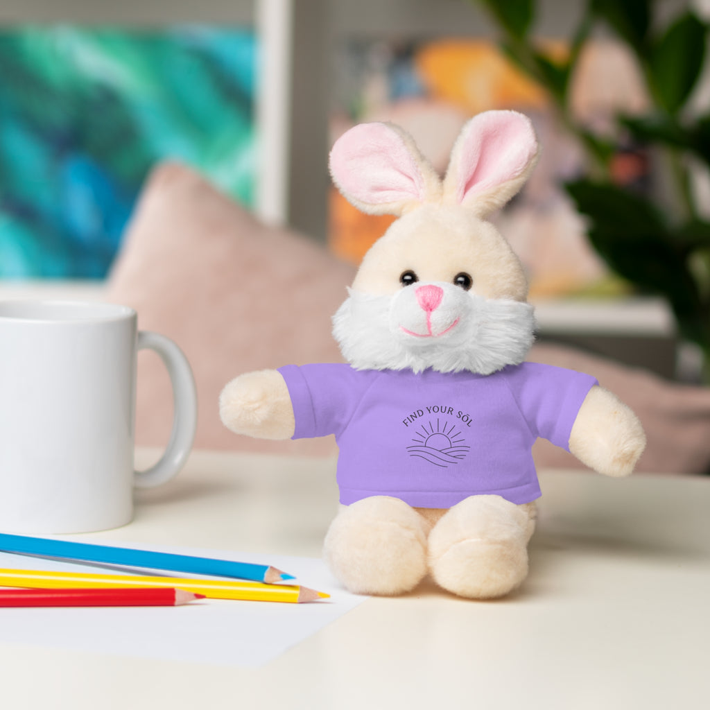 Sōl™ Clothing - Stuffed Animal T-Shirt Buddy, Cute Plush Toy, Personalized Gift, Kids' Birthday Present, Beary Sweet Comfort