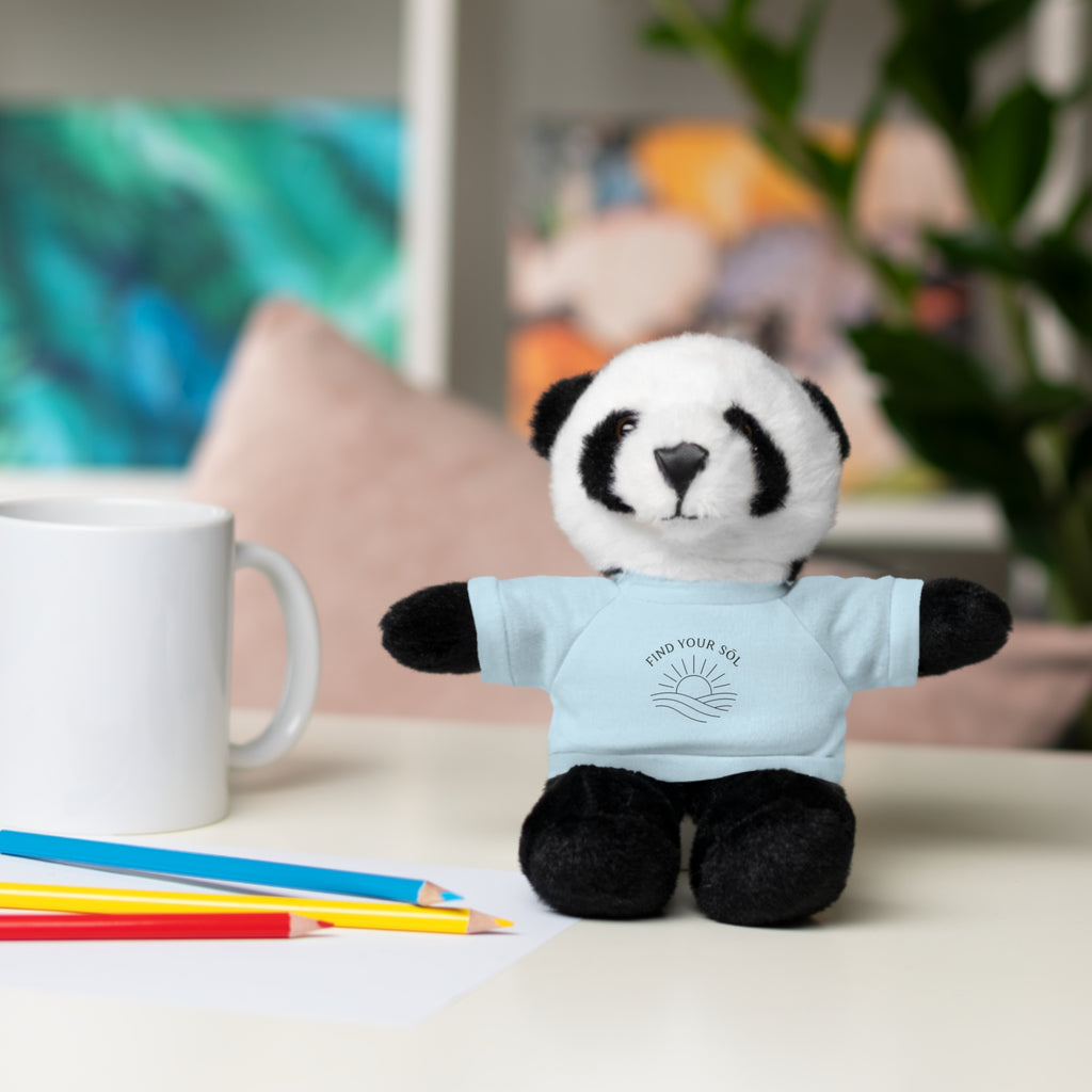Sōl™ Clothing - Stuffed Animal T-Shirt Buddy, Cute Plush Toy, Personalized Gift, Kids' Birthday Present, Beary Sweet Comfort