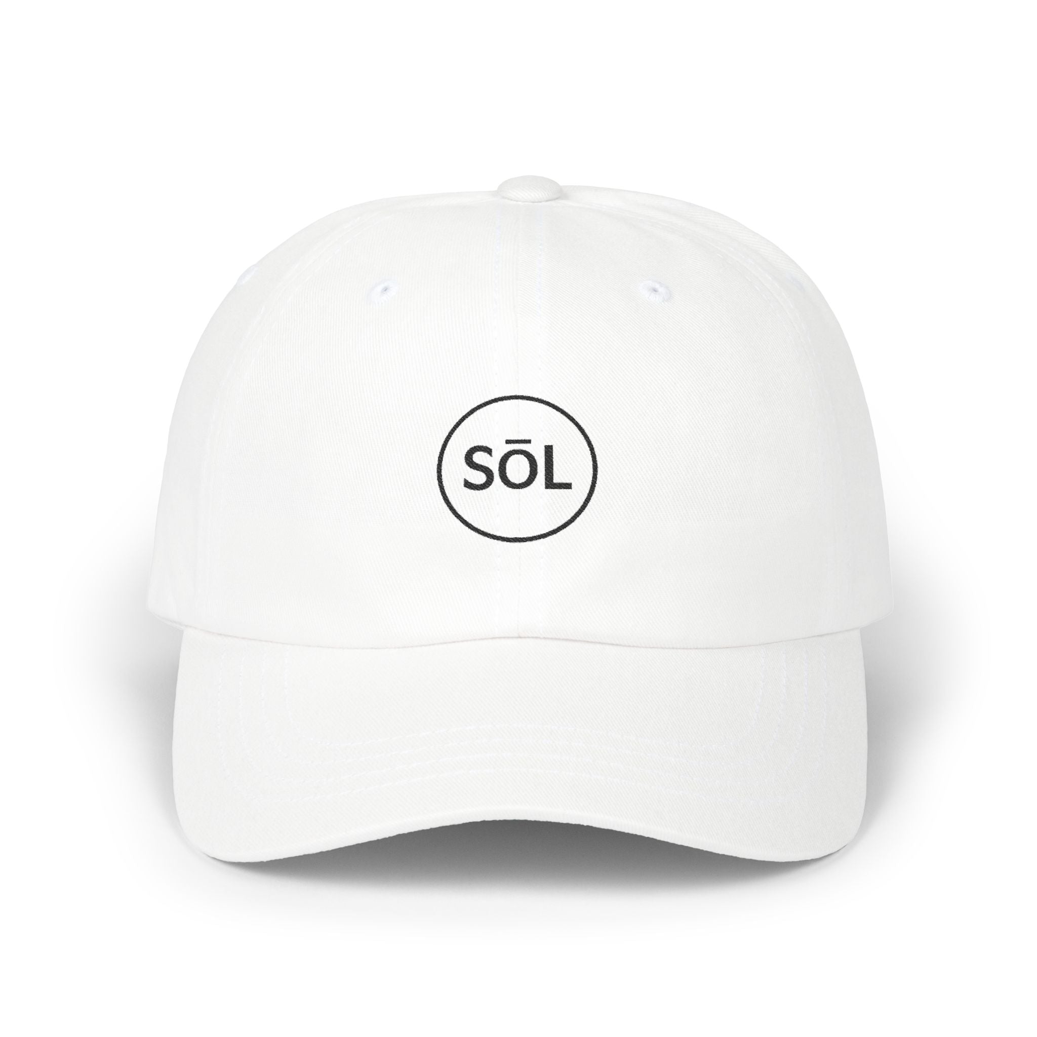 Sōl™ Clothing - Classic Cap with Stylish Sōl Design, Cool Summer Accessory, Gift for Dads, Casual Fashion, Everyday Wear
