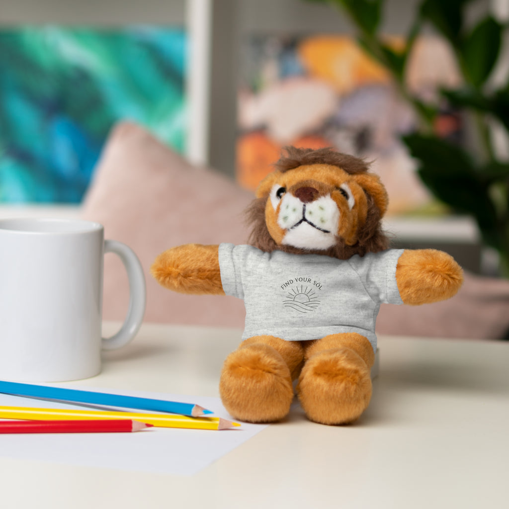 Sōl™ Clothing - Stuffed Animal T-Shirt Buddy, Cute Plush Toy, Personalized Gift, Kids' Birthday Present, Beary Sweet Comfort