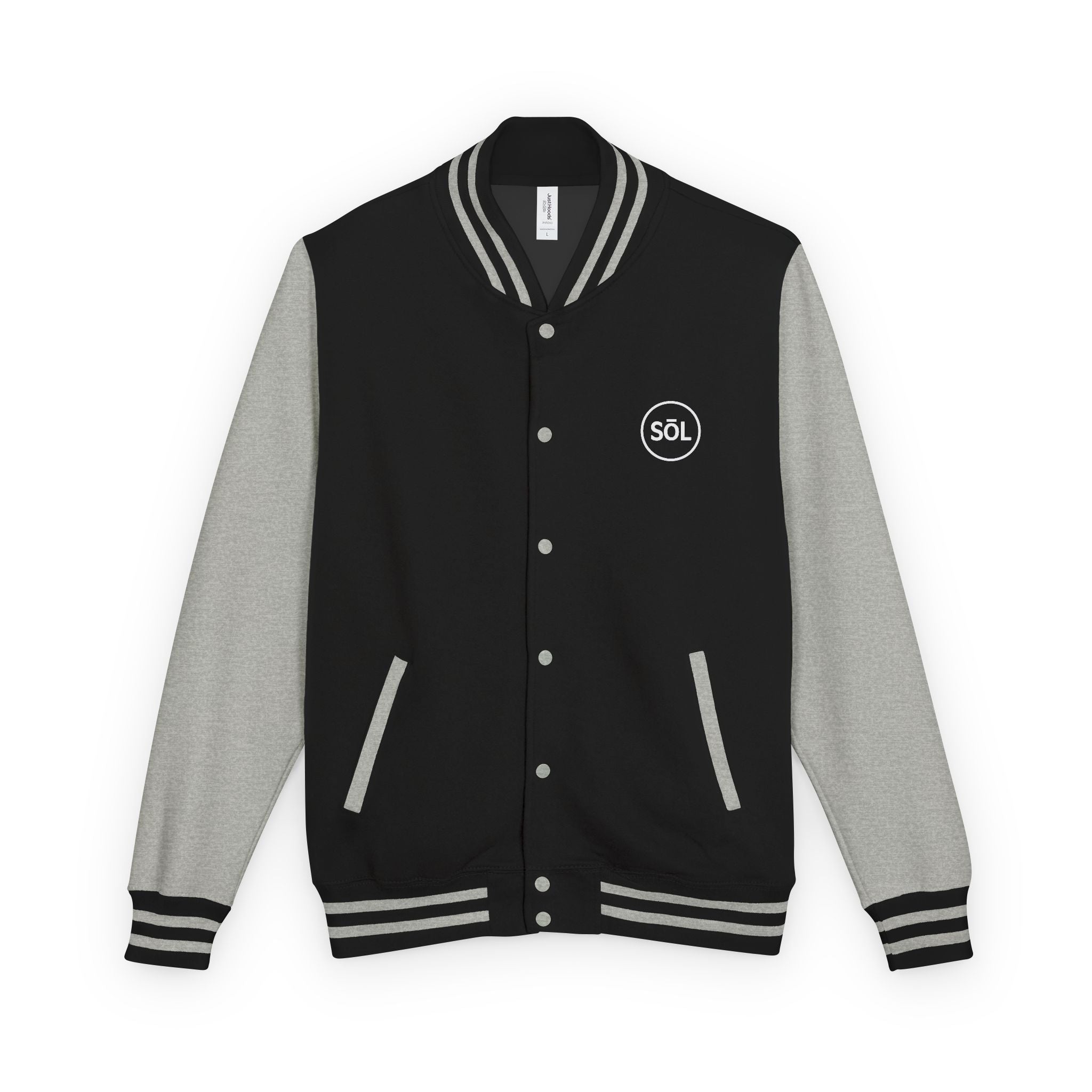 Sōl™ Clothing - Unisex Heavyweight Letterman Jacket - Find Your Sól, Personalized Gift, College Apparel, Retro Style, Casual Outerwear