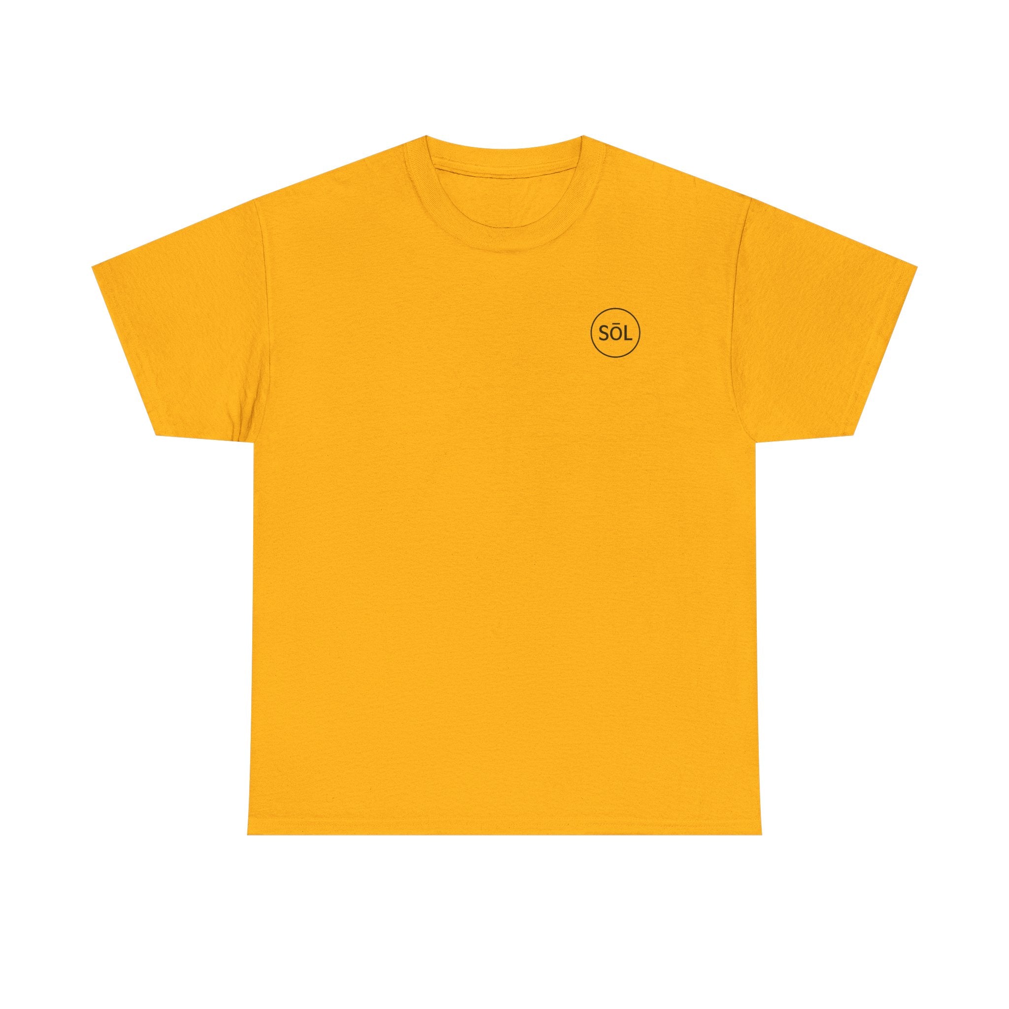 Sōl™ Clothing Unisex Heavy Cotton Minimal Tee - Casual Comfort Wear, Everyday Tee, Gift for Him/Her, Summer Basic, Stylish Layering Piece