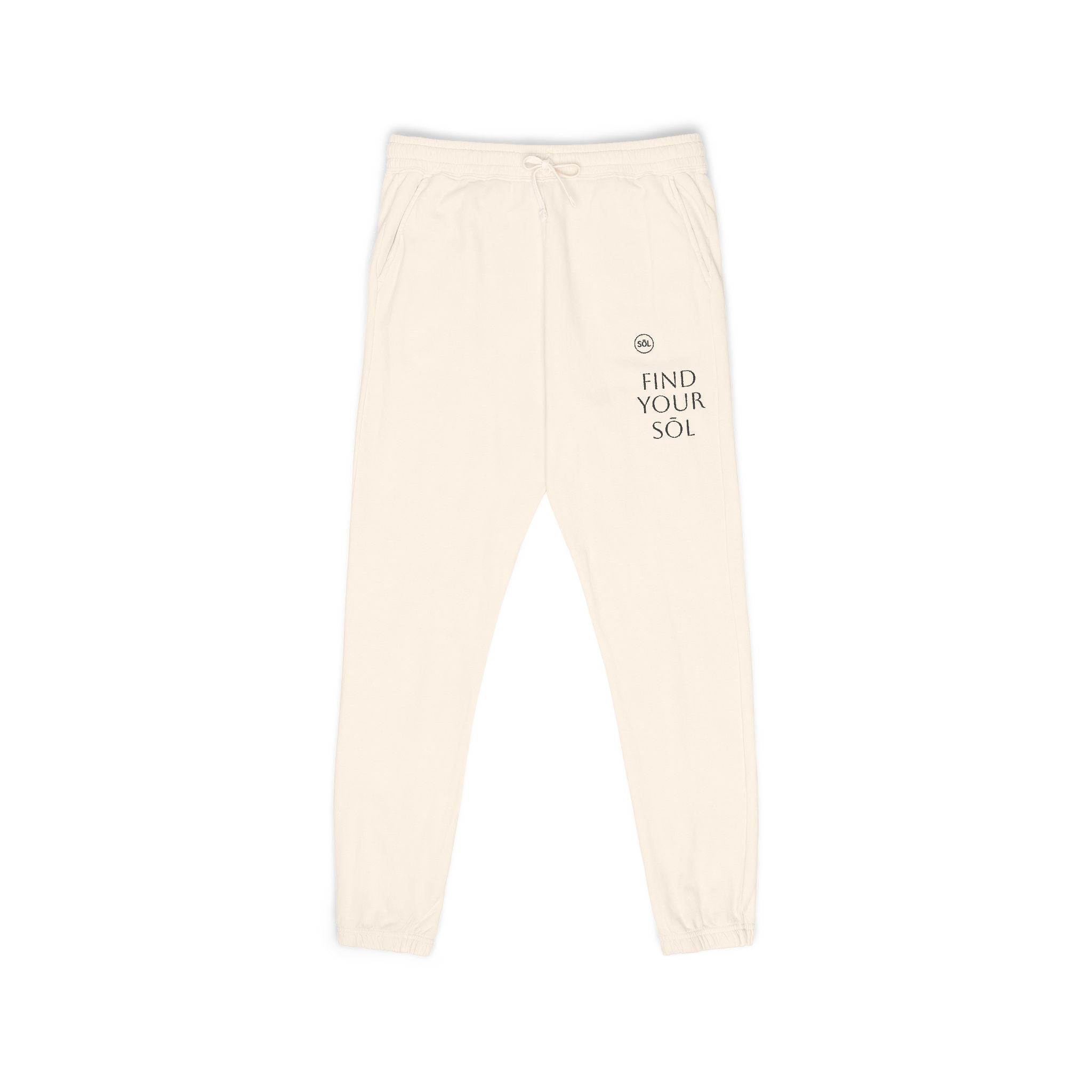 Sōl™ Clothing - Cozy Fleece Sweatpants - Find Your Soul, Loungewear, Casual Comfort, Gift for Her, Unisex Joggers
