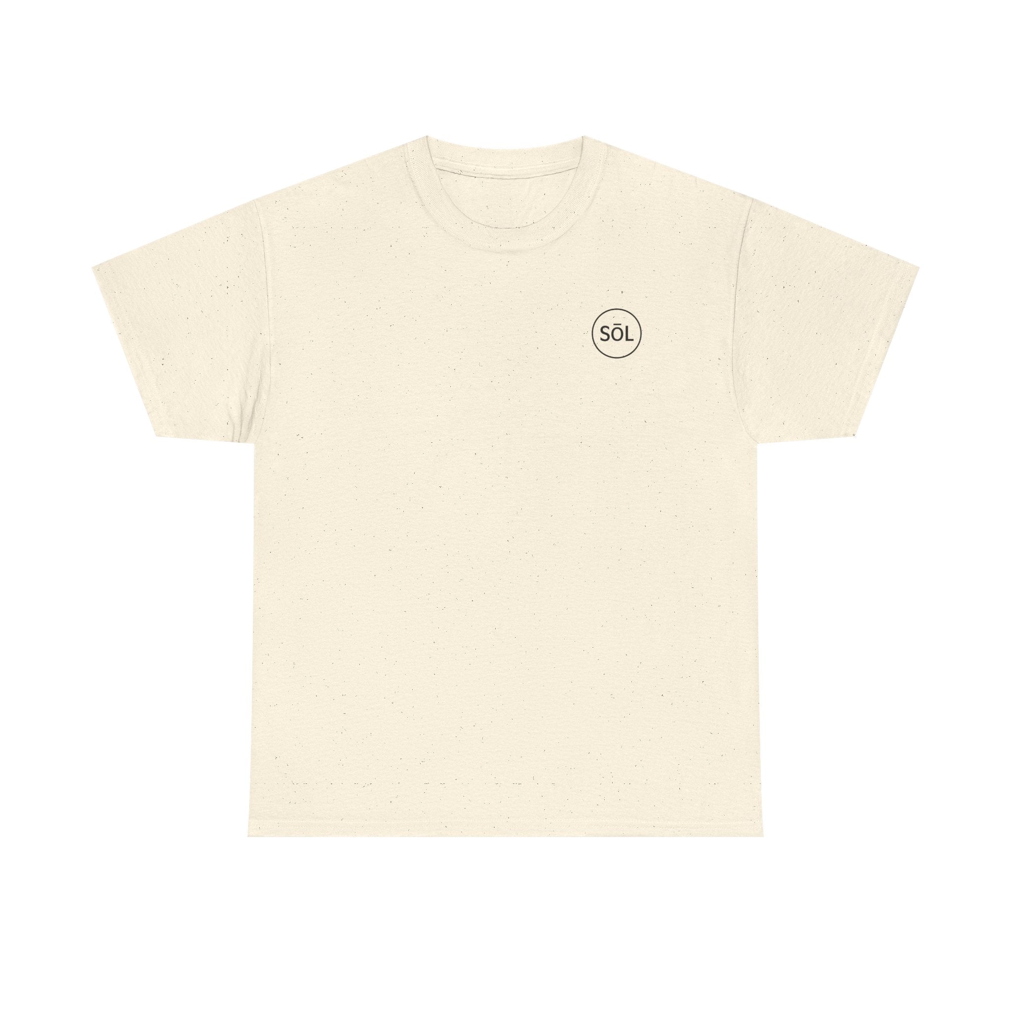 Sōl™ Clothing Unisex Heavy Cotton Minimal Tee - Casual Comfort Wear, Everyday Tee, Gift for Him/Her, Summer Basic, Stylish Layering Piece