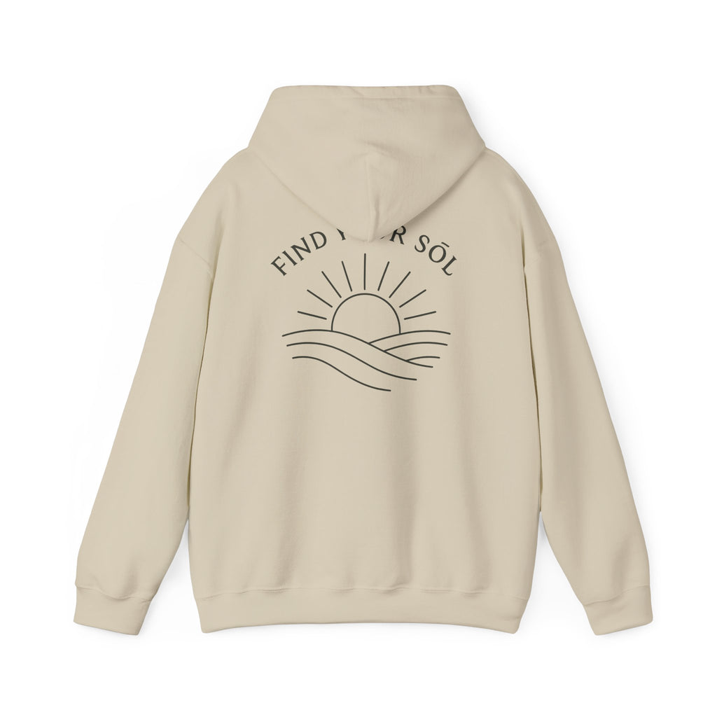 Sōl™ Clothing - Find Your Sōl Sweatshirt - Cozy Unisex Hoodie, Perfect Gift for Nature Lovers, Meditation Apparel, Casual Style