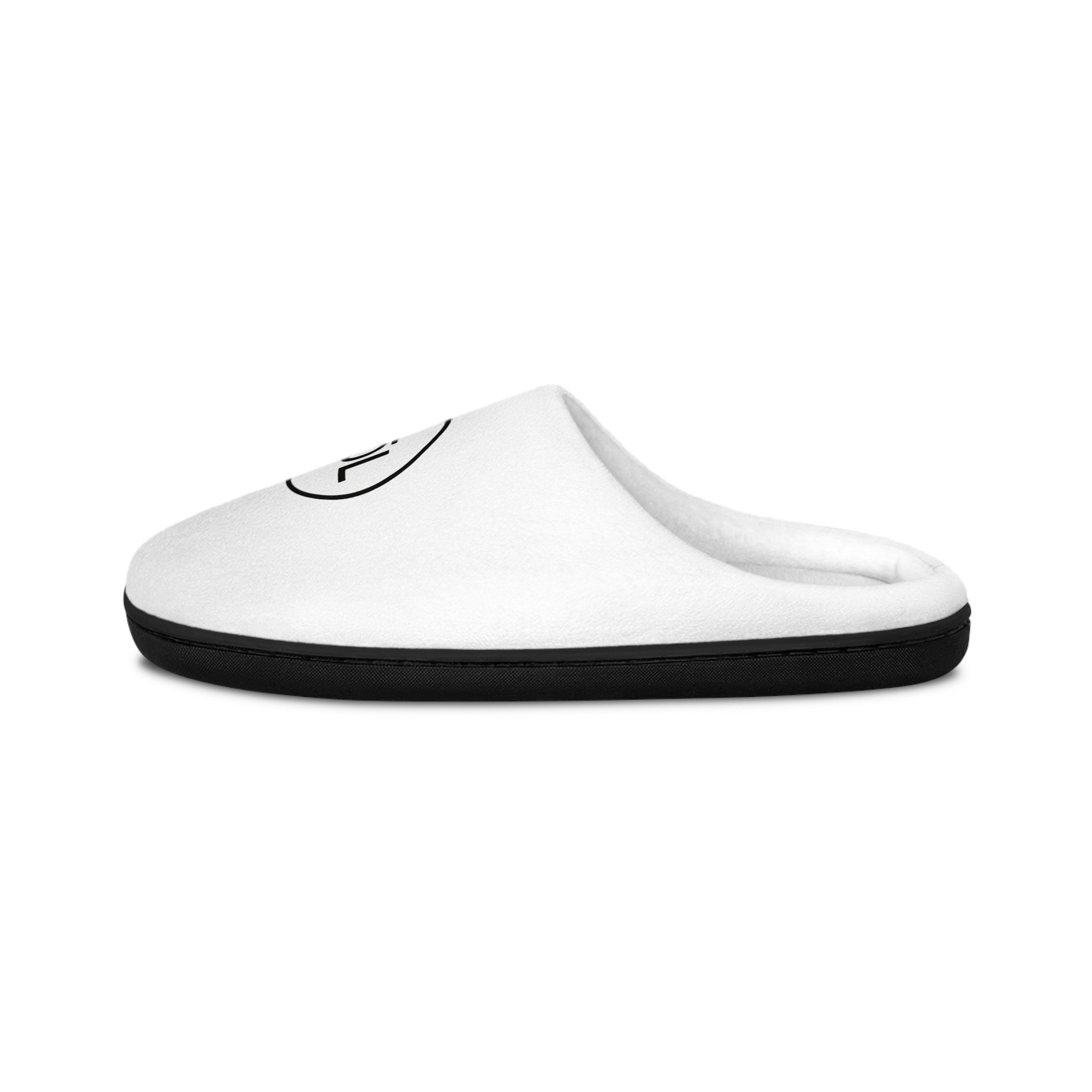 Sōl™ Clothing - Cozy Men's Indoor Slippers with Circular Logo Design, Comfortable Home Footwear, Perfect for Relaxation, Casual Lounging, Gift for Him