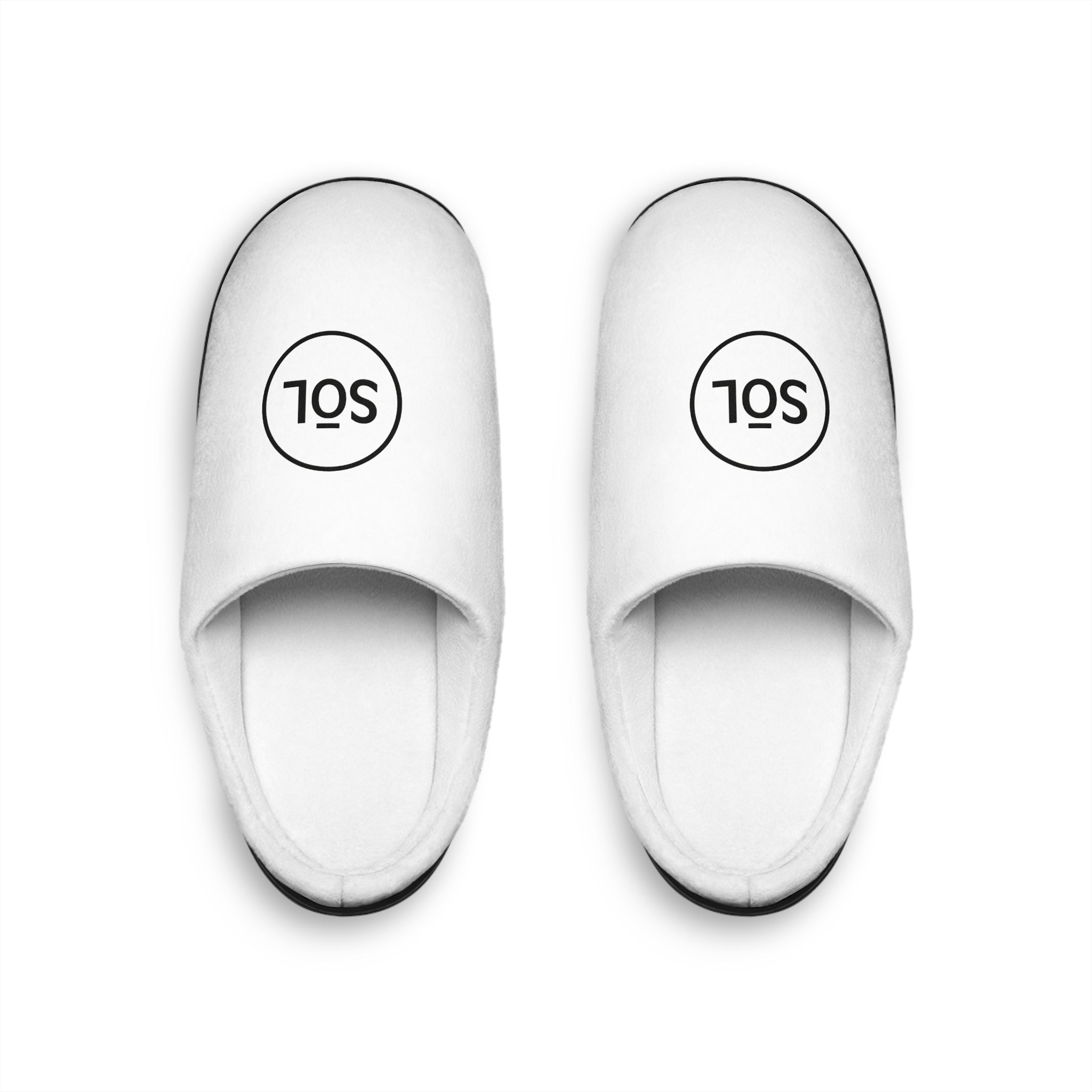 Sōl™ Clothing - Cozy Men's Indoor Slippers with Circular Logo Design, Comfortable Home Footwear, Perfect for Relaxation, Casual Lounging, Gift for Him