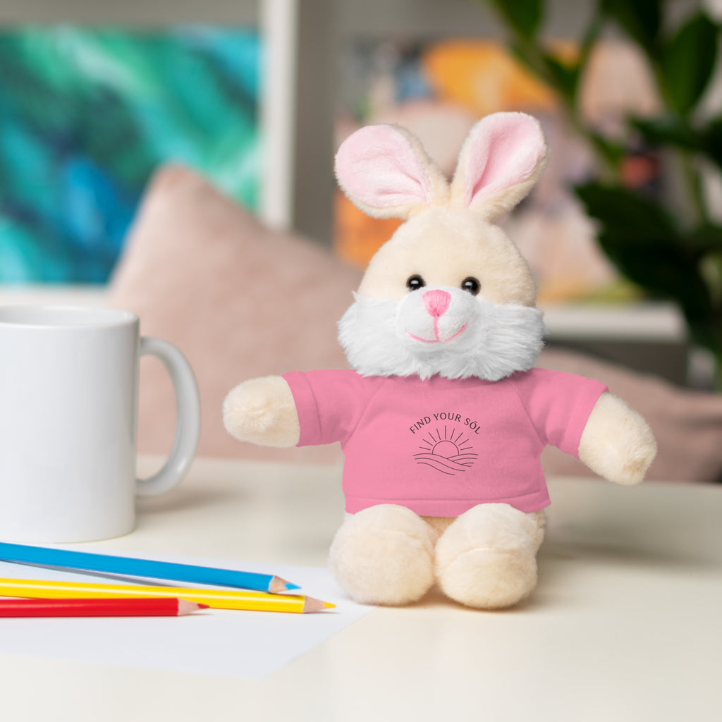 Sōl™ Clothing - Stuffed Animal T-Shirt Buddy, Cute Plush Toy, Personalized Gift, Kids' Birthday Present, Beary Sweet Comfort