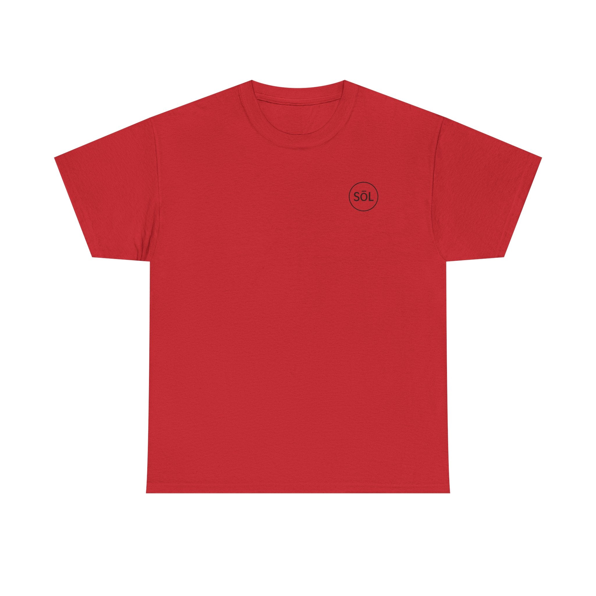 Sōl™ Clothing Unisex Heavy Cotton Minimal Tee - Casual Comfort Wear, Everyday Tee, Gift for Him/Her, Summer Basic, Stylish Layering Piece