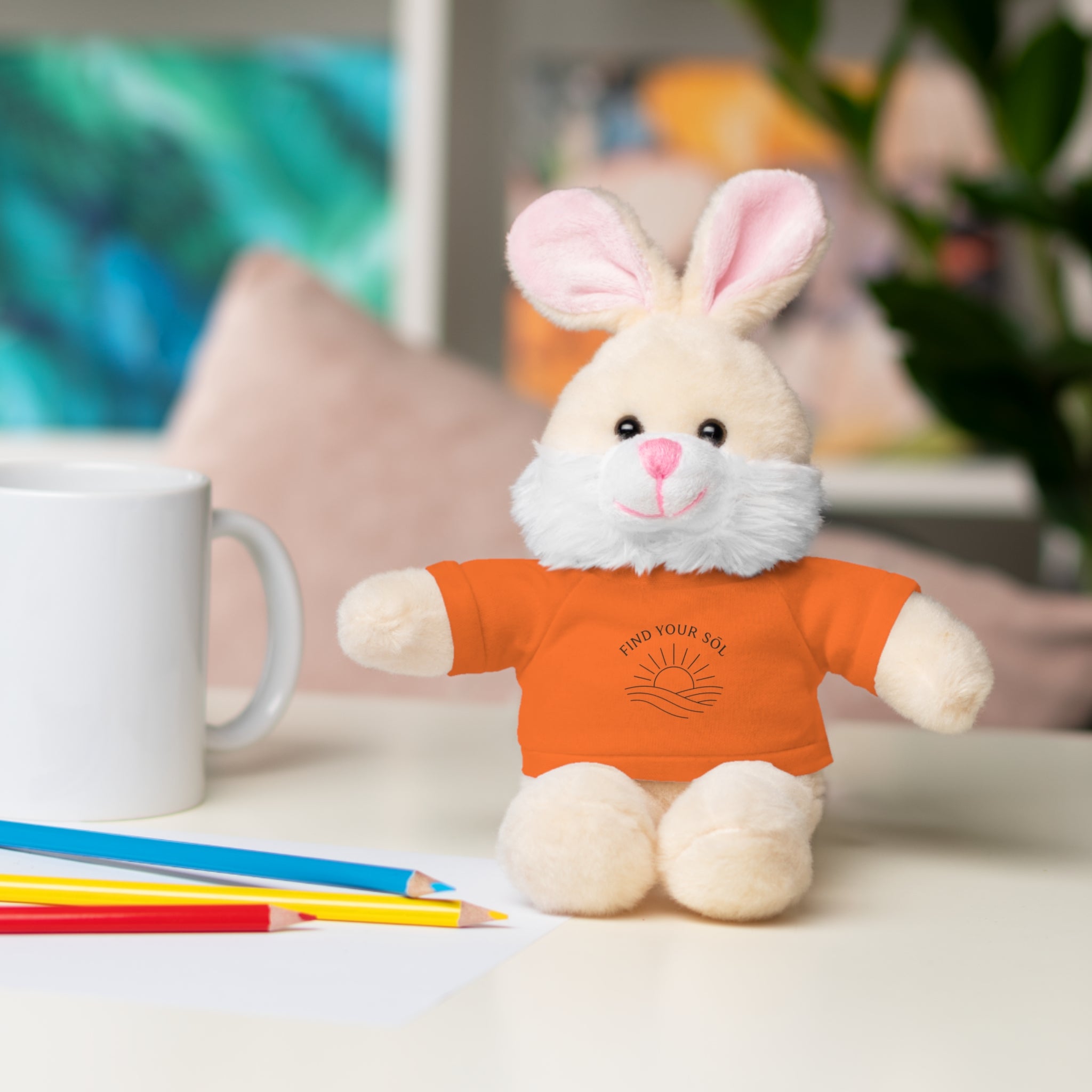 Sōl™ Clothing - Stuffed Animal T-Shirt Buddy, Cute Plush Toy, Personalized Gift, Kids' Birthday Present, Beary Sweet Comfort
