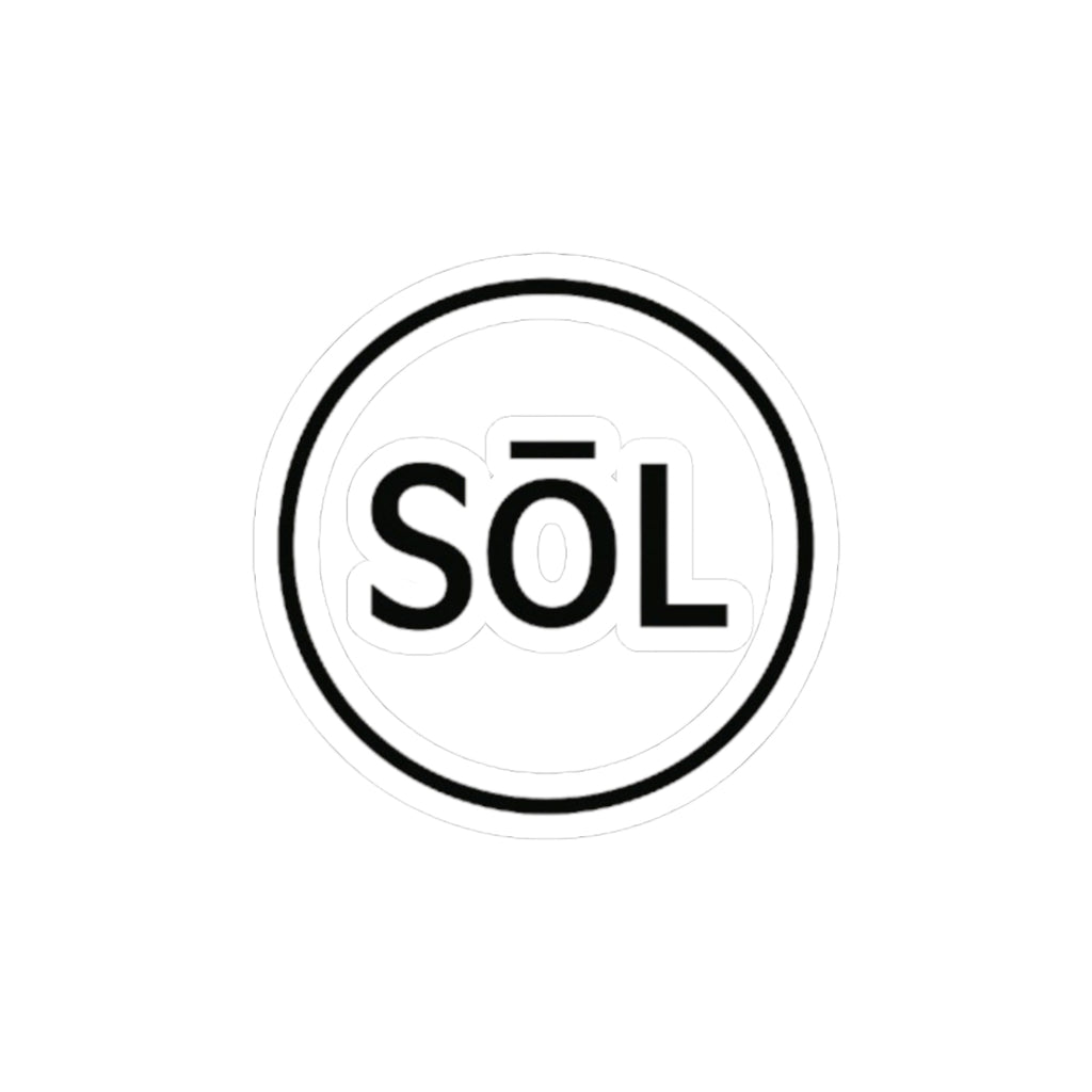 Sōl™ Clothing - Kiss-Cut Stickers - Motivational Laptop Decals, Cool Water Bottle Stickers, Aesthetic Decor, Unique Gifts