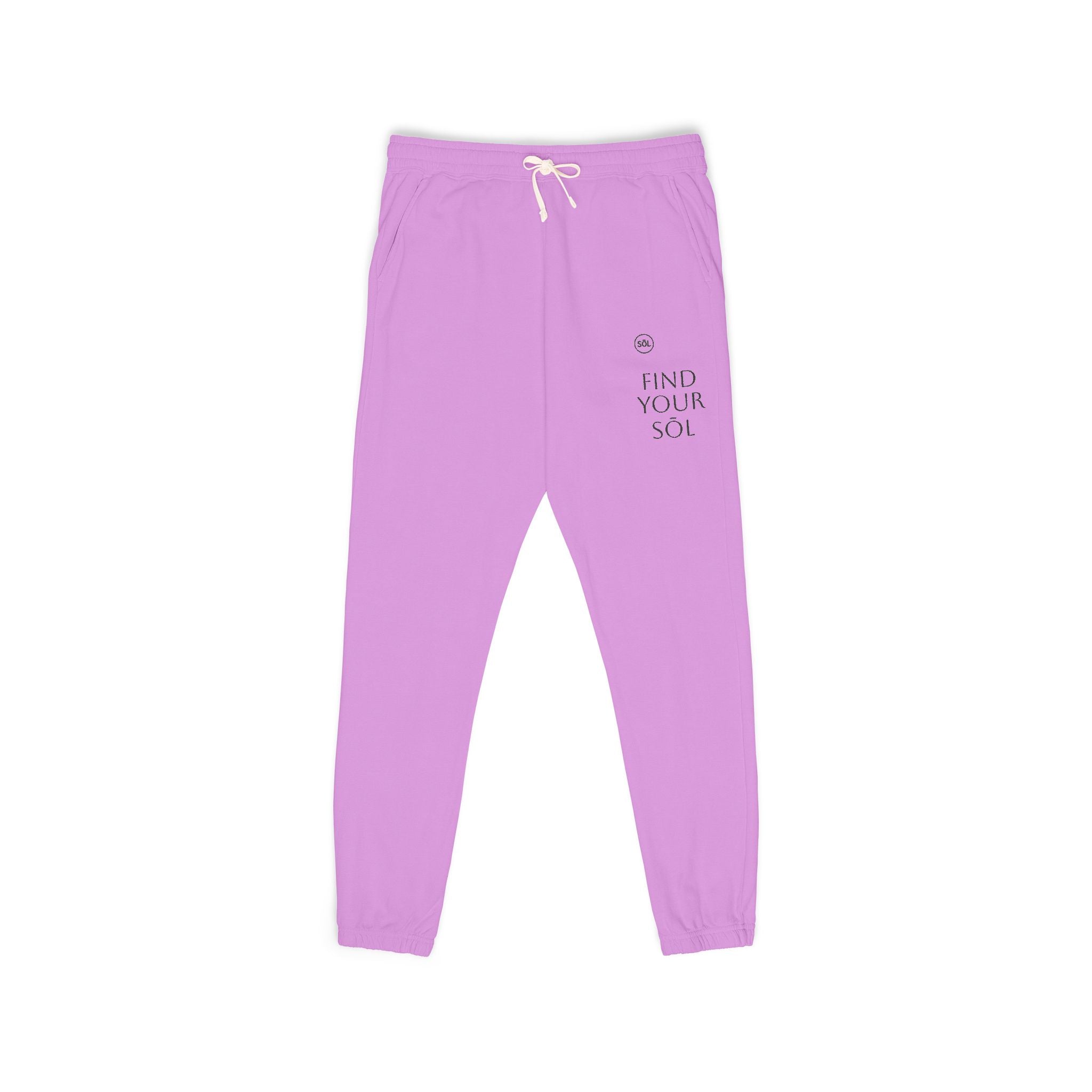 Sōl™ Clothing - Cozy Fleece Sweatpants - Find Your Soul, Loungewear, Casual Comfort, Gift for Her, Unisex Joggers