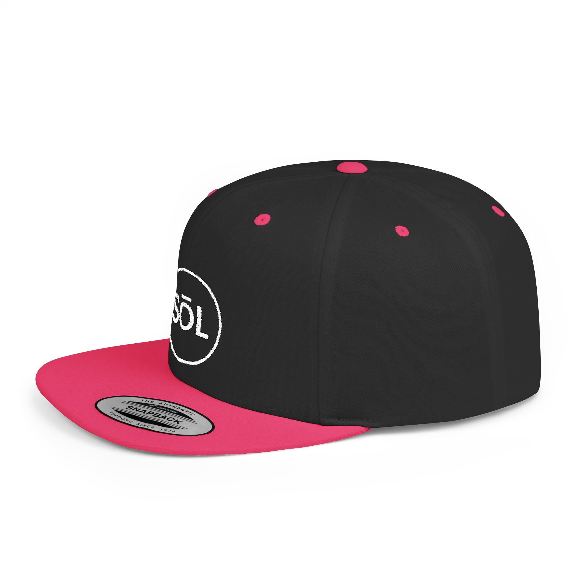 Sōl™ Clothing - Flat Bill Snapback Cap, Trendy Snapback Hat for Urban Fashion, Casual Streetwear Accessory, Perfect Gift for Him, Birthday Gift, [...]
