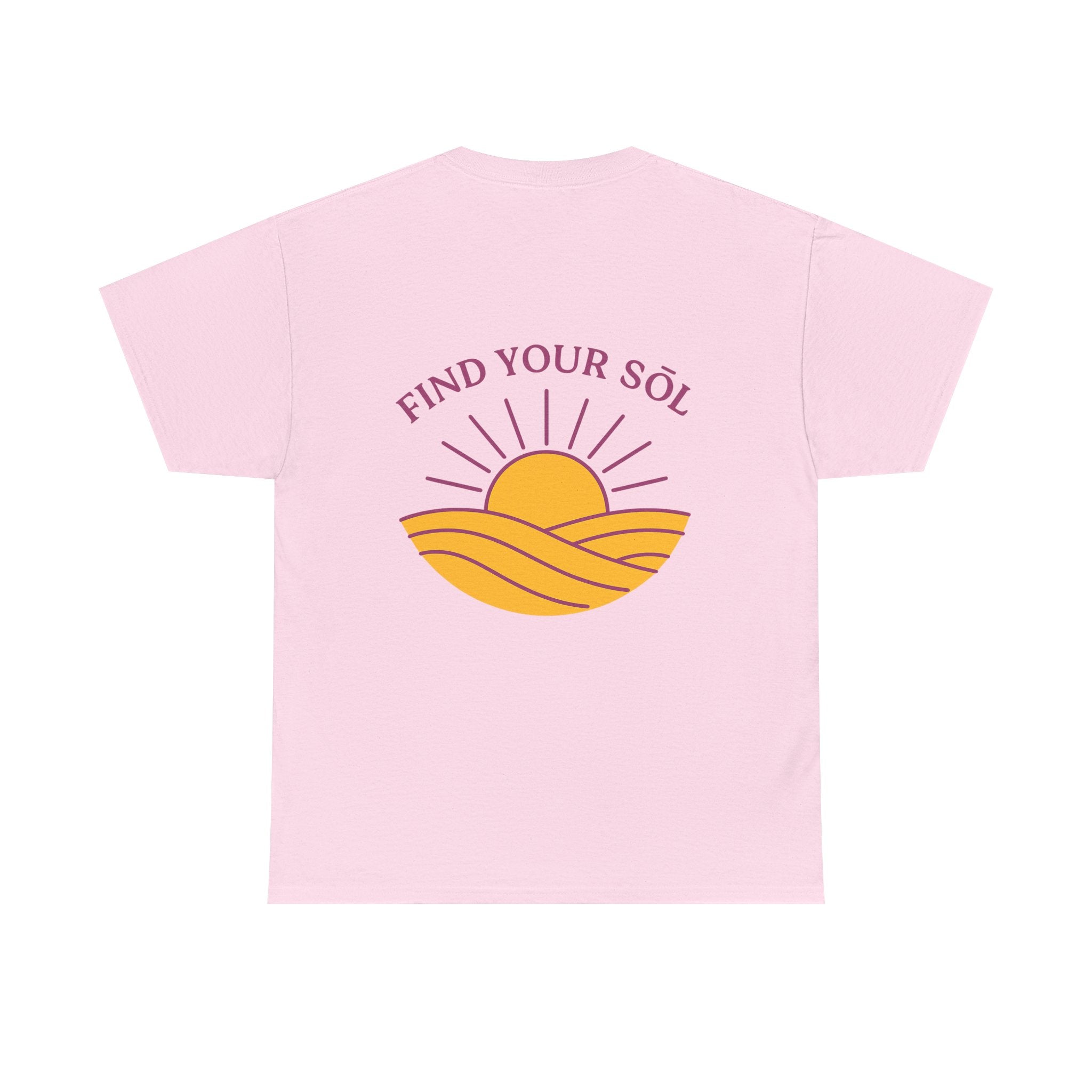 Sōl™ Clothing - Find Your SŌL Unisex Heavy Cotton Tee - Relaxed Fit, Comfortable Outfit, Gift for Friends, Summer Fashion, Inspirational Wear
