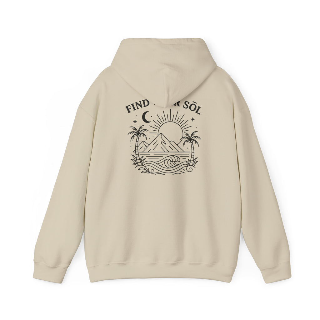 Sōl™ Clothing - Sunshine Graphic Hoodie | Unisex Hooded Sweatshirt | Feel Good Apparel | Cozy Gift for Her/Him | Sun Lover's Top | Casual Wear