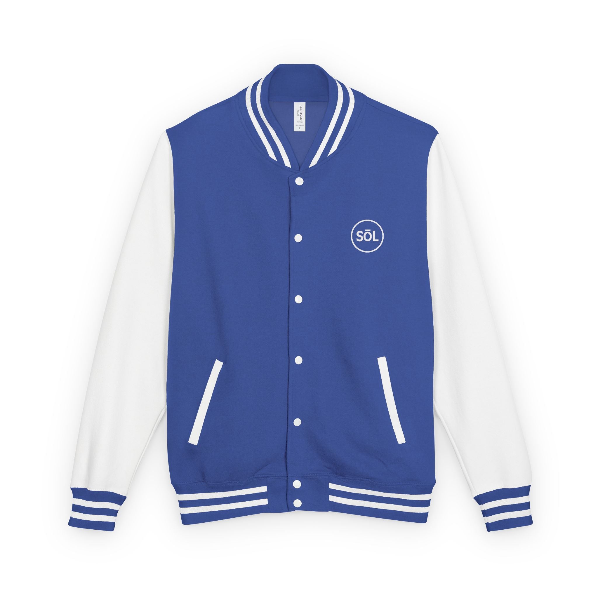 Sōl™ Clothing - Unisex Heavyweight Letterman Jacket - Find Your Sól, Personalized Gift, College Apparel, Retro Style, Casual Outerwear