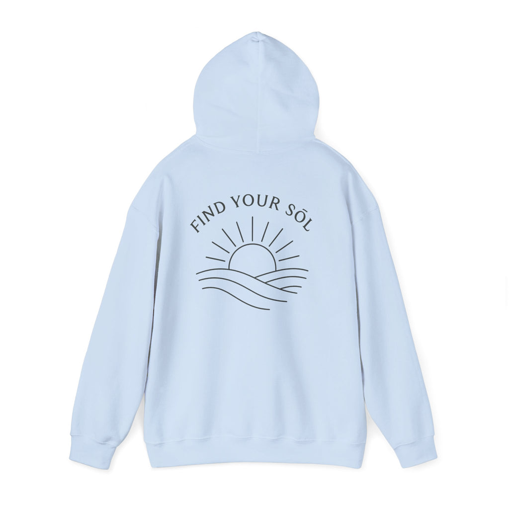 Sōl™ Clothing - Find Your Sōl Sweatshirt - Cozy Unisex Hoodie, Perfect Gift for Nature Lovers, Meditation Apparel, Casual Style