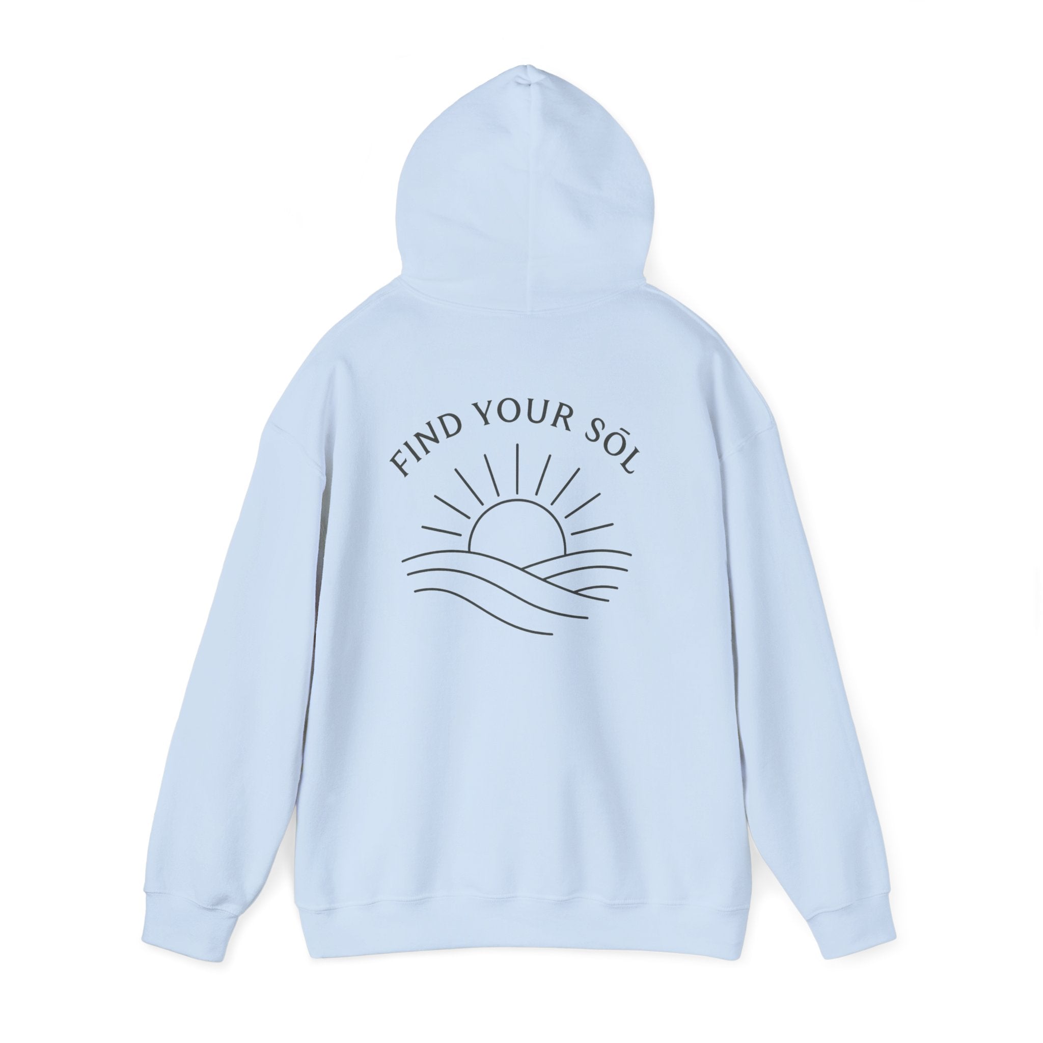 Sōl™ Clothing - Find Your Sōl Sweatshirt - Cozy Unisex Hoodie, Perfect Gift for Nature Lovers, Meditation Apparel, Casual Style