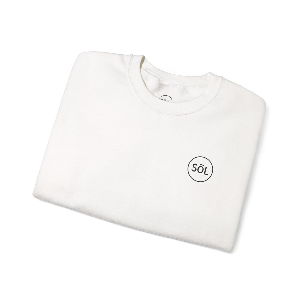 Sōl™ Clothing - Minimalist Crewneck Sweatshirt, Cozy Unisex Sweatshirt, Gift for Her, Casual Wear, Layering Essential, Comfortable Outfit